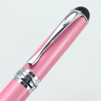 JINHAO 750 Pink Purple Champagne Silver 15 χρώματα 0,7mm Nib Rollerball Στυλό Caneta Γραφείο Σχολικά Είδη Γραφείου Πλήρες μέταλλο