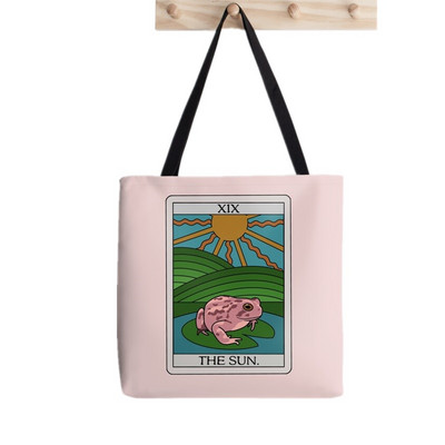 Ženska torba Kawaii Cute Frog Banjo Butterfly Bag Harajuku Shopping Platnena torba Shopper Bag djevojačka torba Ženska torba na rame