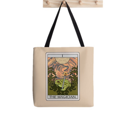 Ženska torba Kawaii Cute Frog Banjo Butterfly Bag Harajuku Shopping Platnena torba Shopper Bag djevojačka torba Ženska torba na rame