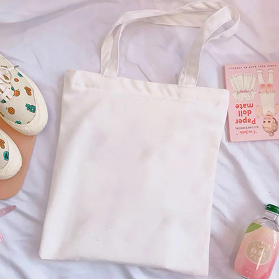 Γυναικεία τσάντα Φτηνές Τσάντες ώμου Kawaii Μεγάλης χωρητικότητας Καμβάς Shopper Ugh Letter Μόδα Harajuku με φερμουάρ εκτύπωση Ulzzang Τσάντες