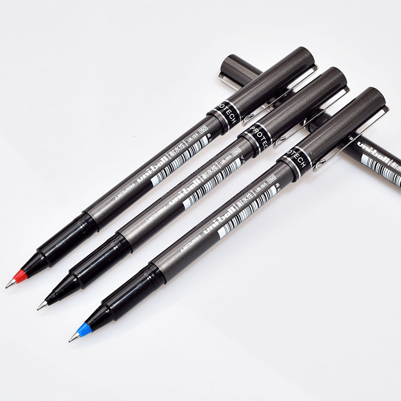 1 részes Japan UNI semleges toll UB-155 egyenes folyékony golyóstoll húzósapkagolyó 0,5 mm-es tábla Diákiroda