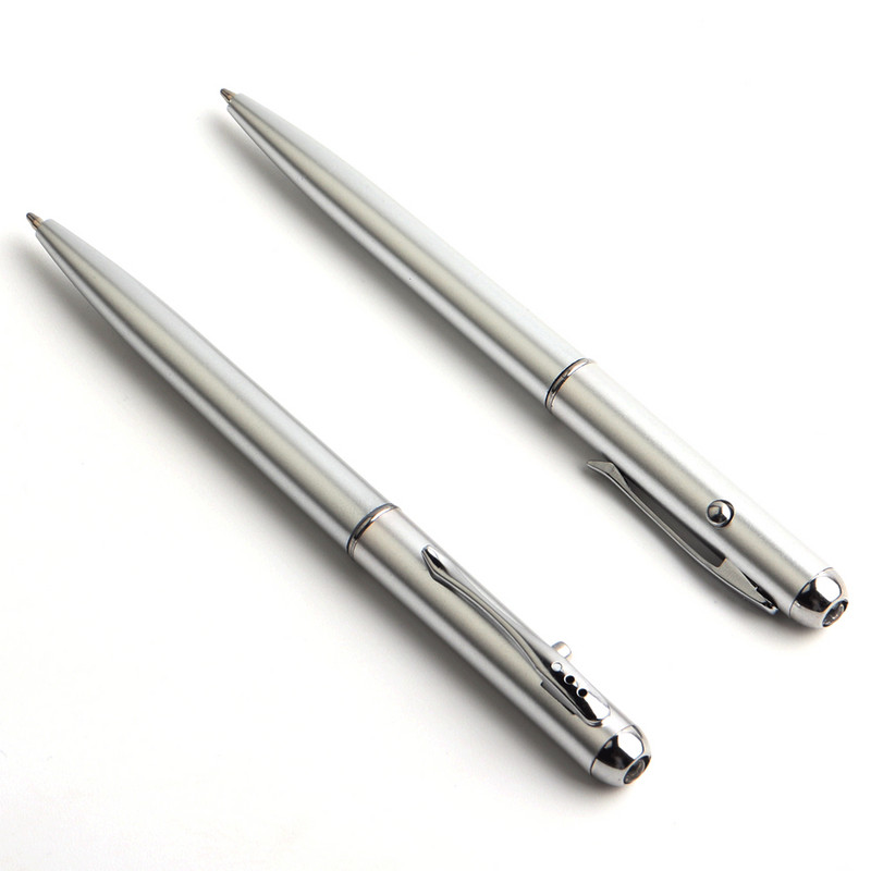 1 gab Creative Magic LED UV gaismas lodīšu pildspalva ar neredzamu tinti Secret Spy Pen Jaunums dāvanām skolas biroja piederumi
