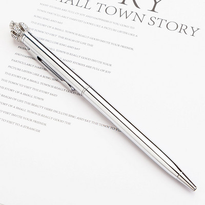 Kreativne 1,0 mm slatki kawaii dijamant Zlatna kruna kuglaste kemijske olovke Kemijska olovka za ured Školski pribor za pisanje Pribor