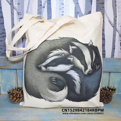 GEANT Funny Kawaii Rabbit Animals Geantă de cumpărături Imprimat Cool Women Shopper Geantă Alb Women Fashion Shopper Genți de umăr Geantă tote