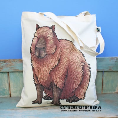 GEANT Funny Kawaii Rabbit Animals Geantă de cumpărături Imprimat Cool Women Shopper Geantă Alb Women Fashion Shopper Genți de umăr Geantă tote