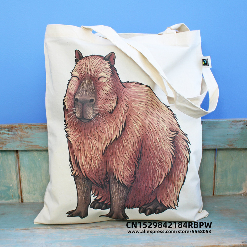 GEANT Funny Kawaii Rabbit Animals Geantă de cumpărături Imprimat Cool Women Shopper Geantă Alb Women Fashion Shopper Genți de umăr Geantă tote