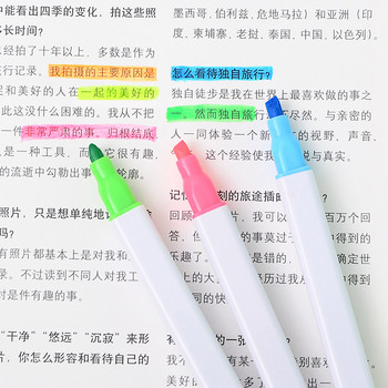 Candy Color Art Markers Plastic highlighter Ζωγραφική Σχέδιο Δώρο για Χαρτικά Προμήθειες Σχολείου Καλών Τεχνών Κορεάτικη γραφική ύλη