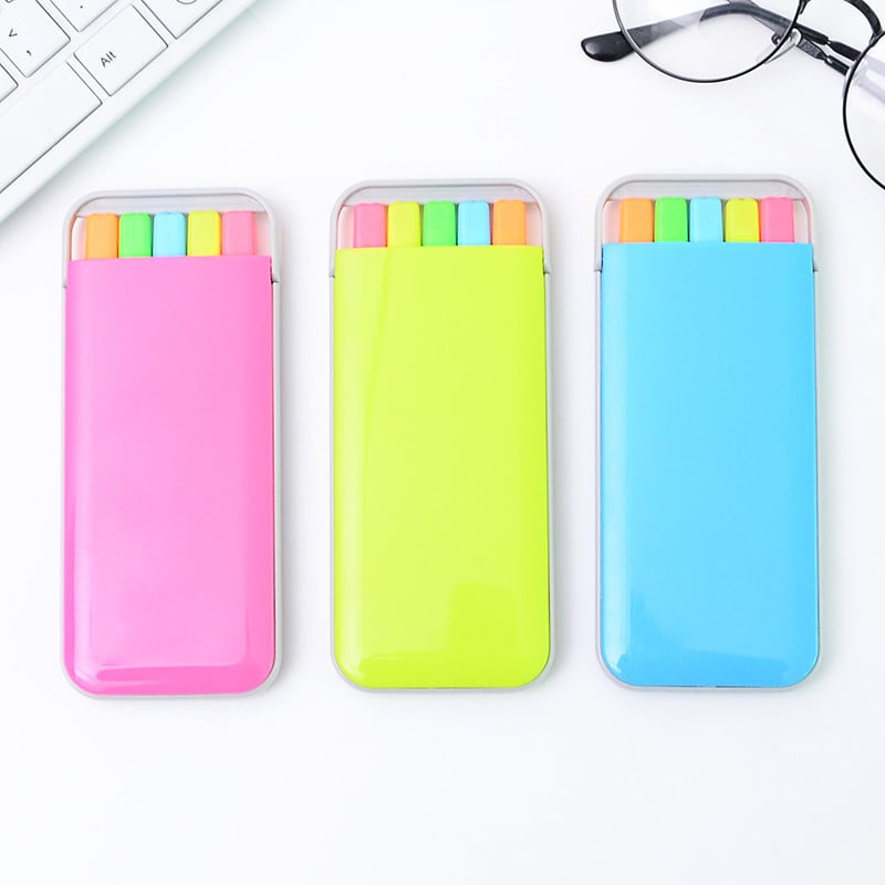 Candy Color Art Markers Plastic highlighter Ζωγραφική Σχέδιο Δώρο για Χαρτικά Προμήθειες Σχολείου Καλών Τεχνών Κορεάτικη γραφική ύλη