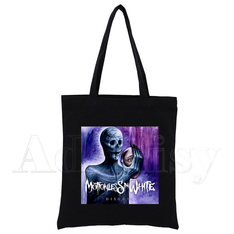 Nepokretna u bijelom platnu, crna torba za kupnju, platnena torba za višekratnu upotrebu, torba za knjige, poklon ručna torba