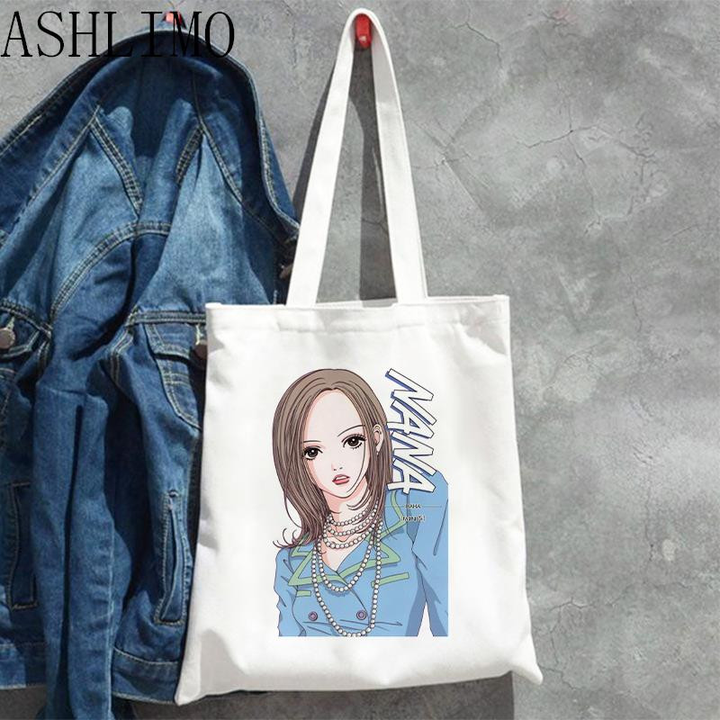 Nana Anime Harajuku Manga Ren Honjo Μεγάλες τσάντες Τσάντες ώμου Casual Shopping Tote Aesthetics Τσάντα Γυναικεία τσάντα τσάντα παραλίας
