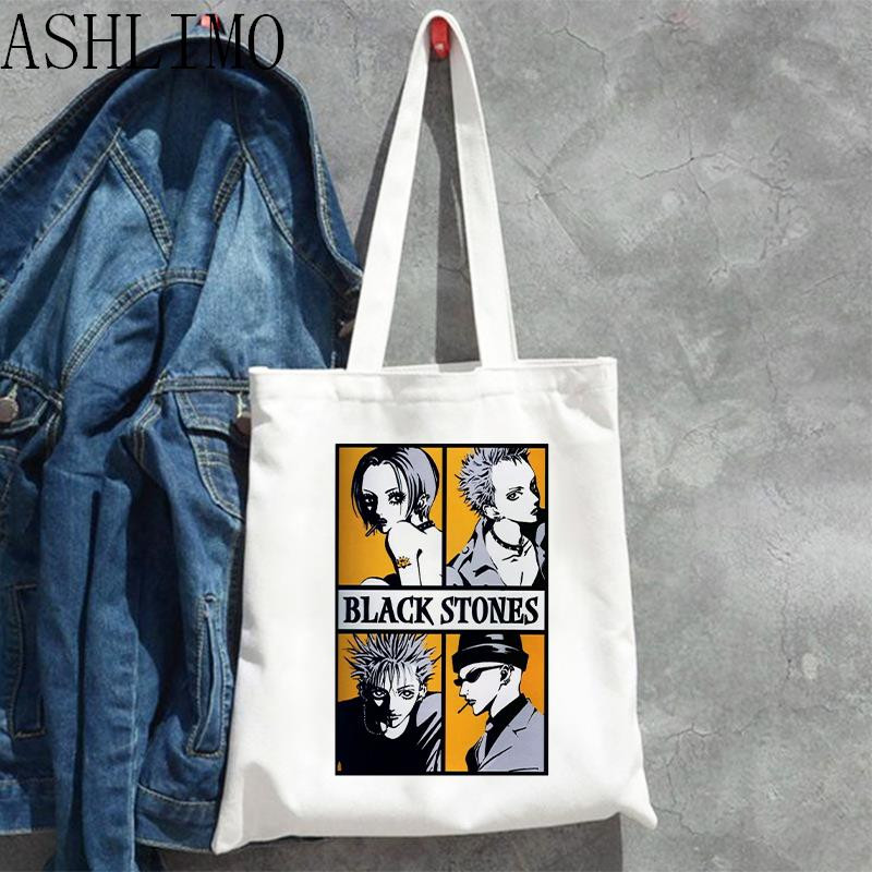 Nana Anime Harajuku Manga Ren Honjo Μεγάλες τσάντες Τσάντες ώμου Casual Shopping Tote Aesthetics Τσάντα Γυναικεία τσάντα τσάντα παραλίας
