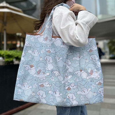 Teška torba za kupovinu namirnica za višekratnu upotrebu, sklopiva torba za kupnju, velika ručna torba od 50 funti, prijenosna ženska torba na rame, lagana i izdržljiva