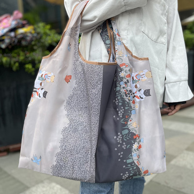 Teška torba za kupovinu namirnica za višekratnu upotrebu, sklopiva torba za kupnju, velika ručna torba od 50 funti, prijenosna ženska torba na rame, lagana i izdržljiva