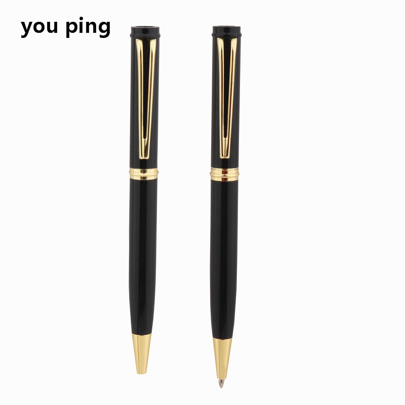 Luxury Quality 921 Black Color Business Office lodīšu pildspalva Jauna studentu skolas kancelejas piederumi Pieder pildspalvas rakstīšanai