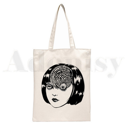 Manga Junji Ito Shintaro Kago Weeaboo Otaku Ručne torbe Torbe na rame Ležerna kupovina Djevojačka torba Ženska elegantna platnena torba
