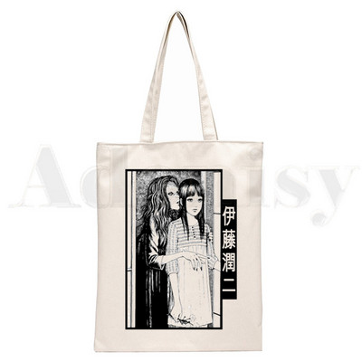 Manga Junji Ito Shintaro Kago Weeaboo Otaku Ručne torbe Torbe na rame Ležerna kupovina Djevojačka torba Ženska elegantna platnena torba