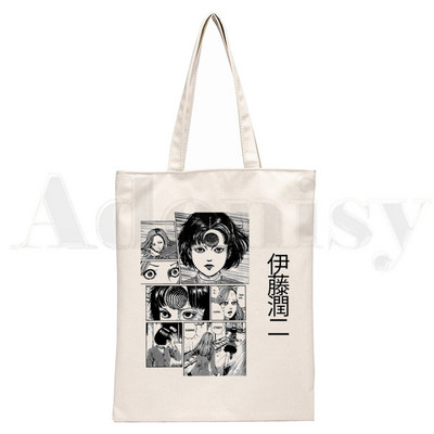 Manga Junji Ito Shintaro Kago Weeaboo Otaku Ručne torbe Torbe na rame Ležerna kupovina Djevojačka torba Ženska elegantna platnena torba