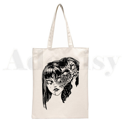 Manga Junji Ito Shintaro Kago Weeaboo Otaku Ručne torbe Torbe na rame Ležerna kupovina Djevojačka torba Ženska elegantna platnena torba