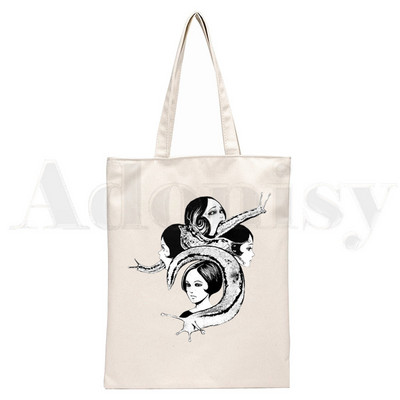 Manga Junji Ito Shintaro Kago Weeaboo Otaku Ručne torbe Torbe na rame Ležerna kupovina Djevojačka torba Ženska elegantna platnena torba