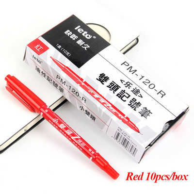 Leto 10 komada malih dvoglavih flomastera Uljna olovka u boji Trajne olovke za fino crtanje Likovni pribor Školski uredski pribor