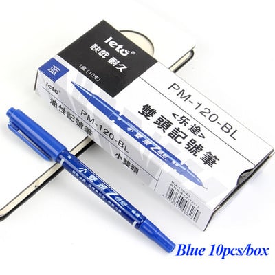 Leto 10 komada malih dvoglavih flomastera Uljna olovka u boji Trajne olovke za fino crtanje Likovni pribor Školski uredski pribor