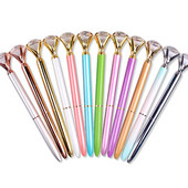 1kom luksuzne dijamantne metalne kemijske olovke Poslovna uredska poklon olovka Kreativni školski pribor Dopisnice za djecu Olovke za pisanje