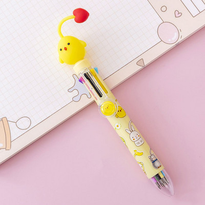 Kreativna kemijska olovka u 8 boja s privjeskom Neutralna olovka s crtanim životinjama Alati za pisanje s grafitima Uredski pribor Školski pribor