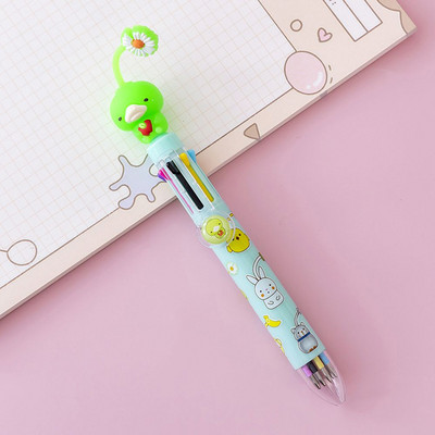 Kreativna kemijska olovka u 8 boja s privjeskom Neutralna olovka s crtanim životinjama Alati za pisanje s grafitima Uredski pribor Školski pribor