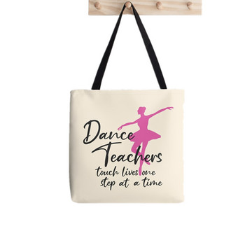 Консумативи за пазаруване Учител по танци Печатна чанта за жени Harajuku shopper Забавна ръчна чанта момиче Пазаруване през рамо Дама подарък Платнена чанта