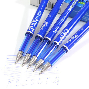 Στυλό 1 τεμ. Erasable Ballpoint ή 10PCS Erasable Refill Set Style Washable Stationery Pens School Office 0,5mm Blue Ink Pen Gel