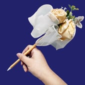 Rose Kemijska olovka Valentinovo poklon Božićni poklon olovka 0,7 mm pisaća olovka Uredski školski pribor