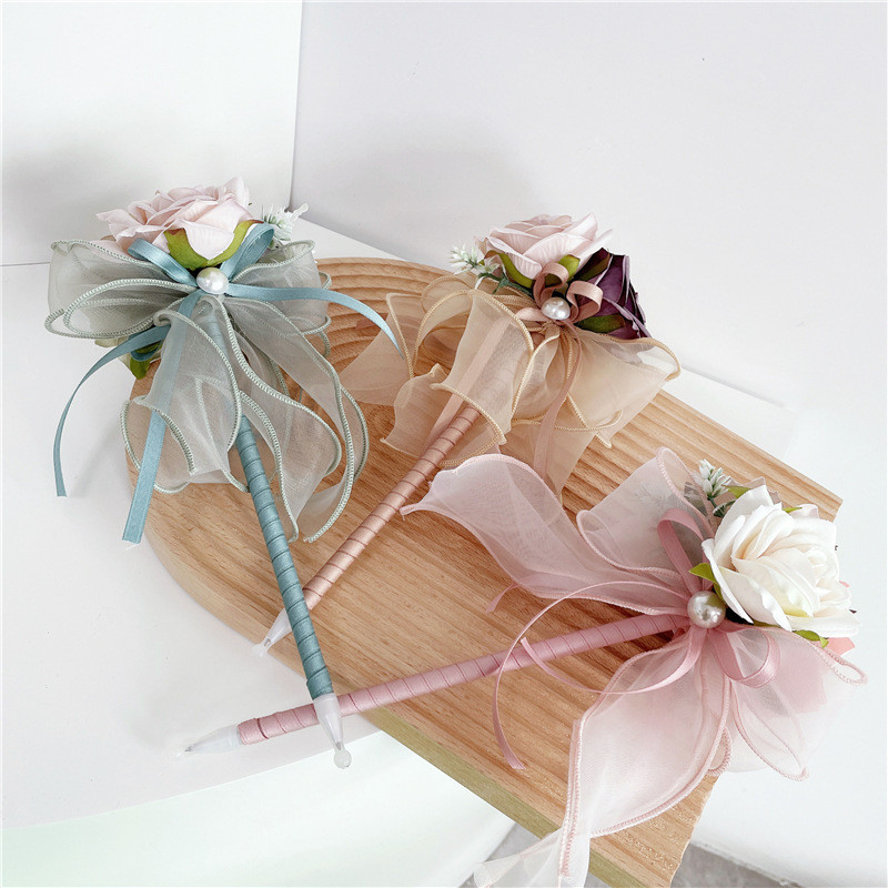 Rose Kemijska olovka Valentinovo poklon Božićni poklon olovka 0,7 mm pisaća olovka Uredski školski pribor