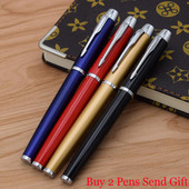 Visokokvalitetna kemijska olovka od punog metala marke Uredska poslovna olovka za pisanje za muškarce Kupite 2 olovke Pošaljite poklon