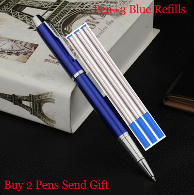 Visokokvalitetna kemijska olovka od punog metala marke Uredska poslovna olovka za pisanje za muškarce Kupite 2 olovke Pošaljite poklon