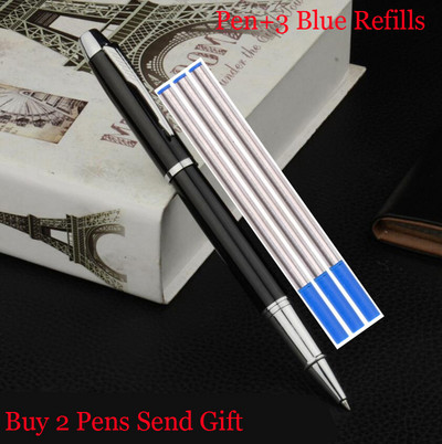 Visokokvalitetna kemijska olovka od punog metala marke Uredska poslovna olovka za pisanje za muškarce Kupite 2 olovke Pošaljite poklon
