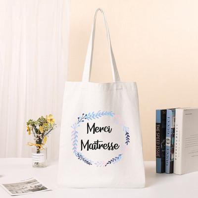 Merci Maîtresse modna ženska torba na rame Tote Tote Thank You Mistress Print Shopping Bag Torbica za pohranu školskih knjiga