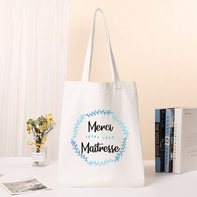 Merci Maîtresse modna ženska torba na rame Tote Tote Thank You Mistress Print Shopping Bag Torbica za pohranu školskih knjiga