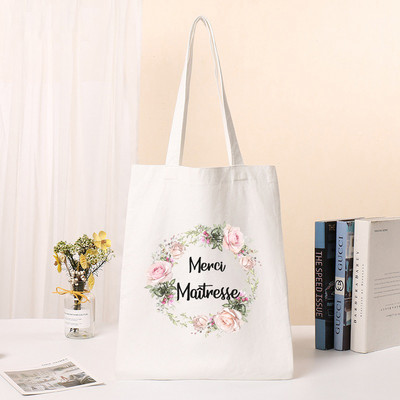 Merci Maîtresse modna ženska torba na rame Tote Tote Thank You Mistress Print Shopping Bag Torbica za pohranu školskih knjiga