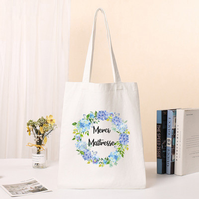 Merci Maîtresse modna ženska torba na rame Tote Tote Thank You Mistress Print Shopping Bag Torbica za pohranu školskih knjiga