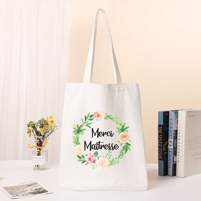 Merci Maîtresse modna ženska torba na rame Tote Tote Thank You Mistress Print Shopping Bag Torbica za pohranu školskih knjiga