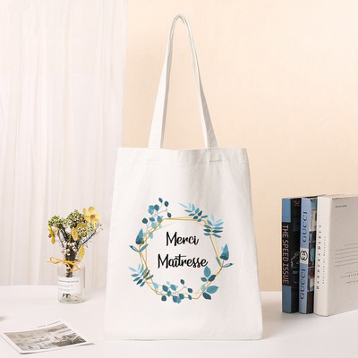 Merci Maîtresse modna ženska torba na rame Tote Tote Thank You Mistress Print Shopping Bag Torbica za pohranu školskih knjiga