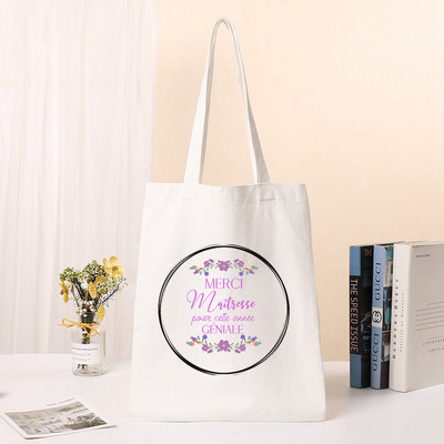 Merci Maîtresse modna ženska torba na rame Tote Tote Thank You Mistress Print Shopping Bag Torbica za pohranu školskih knjiga