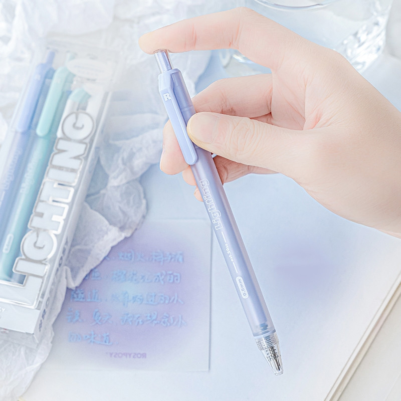 4 vnt Apšvietimo spalvos meno žymeklio rašiklio rinkinys 0,8 mm rutulinis paryškinimo pastelinis įdėklas piešimui rašyti mokyklos reikmenims FC7346