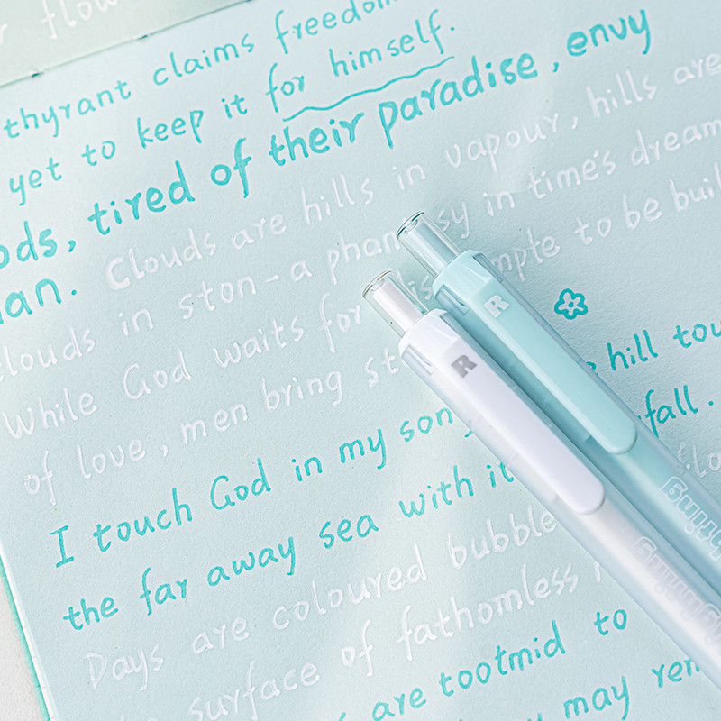 4 vnt Apšvietimo spalvos meno žymeklio rašiklio rinkinys 0,8 mm rutulinis paryškinimo pastelinis įdėklas piešimui rašyti mokyklos reikmenims FC7346