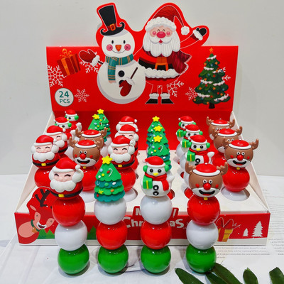 1 buc. Blocuri de construcții îmbinare 3 în 1 culori Unicorn Avocado Moș Crăciun Evidențiere pentru student Artă Desen Marker Pen Cadouri noutate