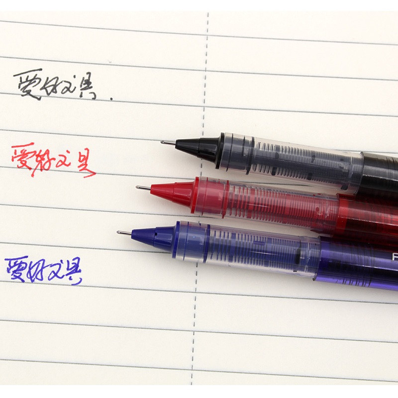 3 komada prozirne kuglične olovke s vrhom 0,5 mm kemijske olovke za pisanje potpisa Uredski alati Školski pribor A6657