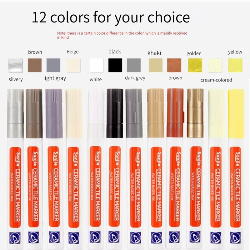 Keraminių plytelių rašiklis sieninis skiedinio restauravimo rašiklis, taisymo žymeklis skiedinio užpildymo rašiklis, skirtas plytelių atstatymui, sienos grindys vonios kambarys virtuvė balta