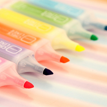 Маркер Химикалка с ярък захарен цвят Маркер за рисуване Компактен размер Рисуване Маркиране на канцеларски материали Маркер Художествена живопис Направи си сам Маркер
