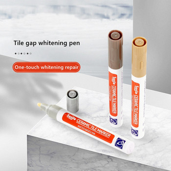 Haile бял водоустойчив маркер за плочки писалка за фугиране на стени 10 цвята по избор, за плочки под баня обеззаразяване ремонт на шевове