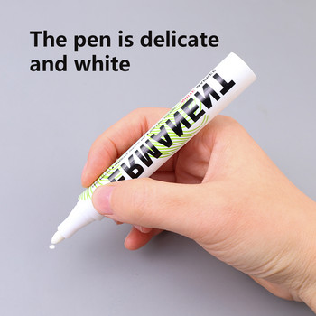 1/5/10 бр. Бели маркери 1,0 мм/3,0 мм Маслена водоустойчива бяла гел химикалка Направи си сам Маркери за скициране на графити Писане на канцеларски материали за рисуване